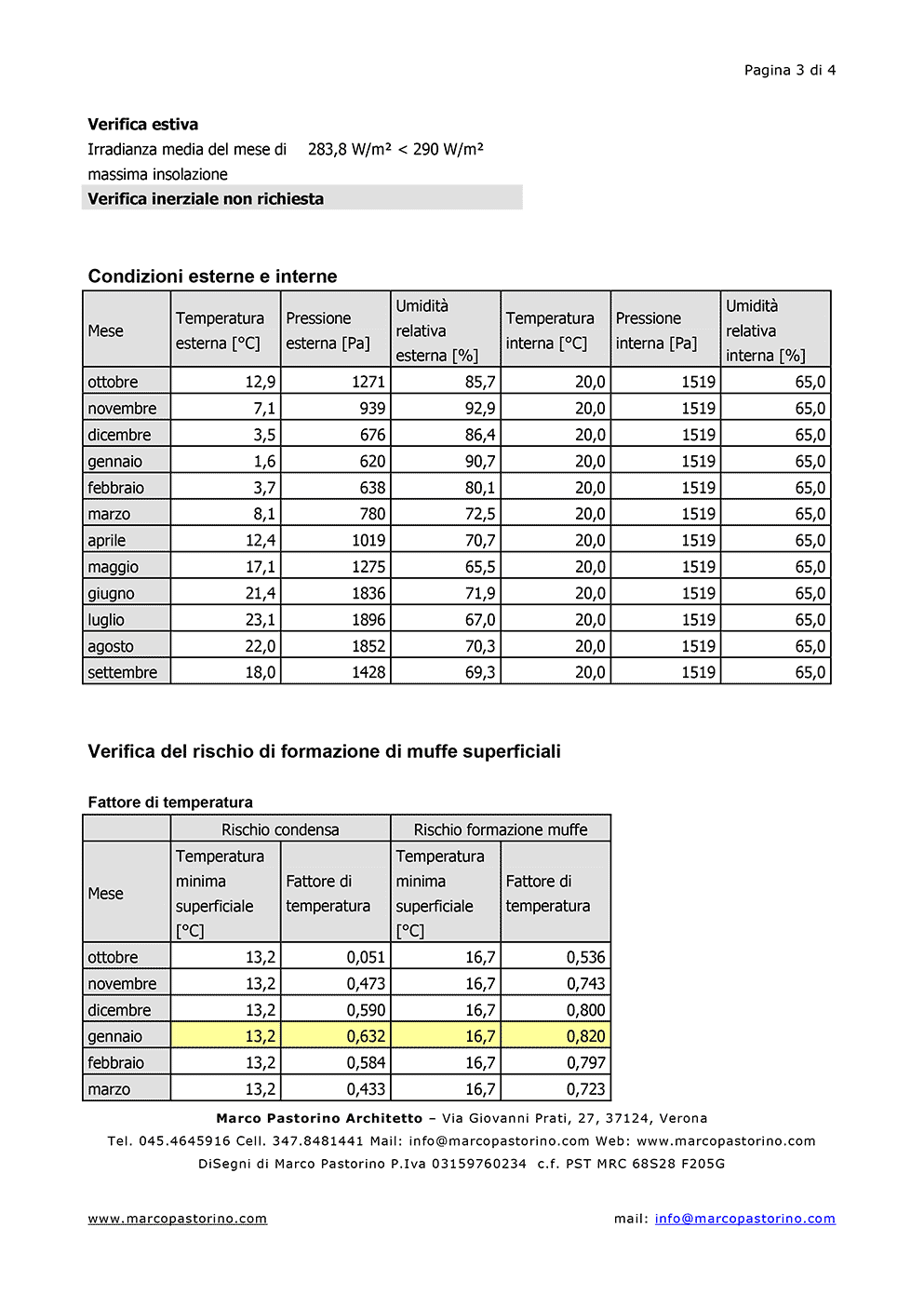 Relazione per Consulenza Tecnica