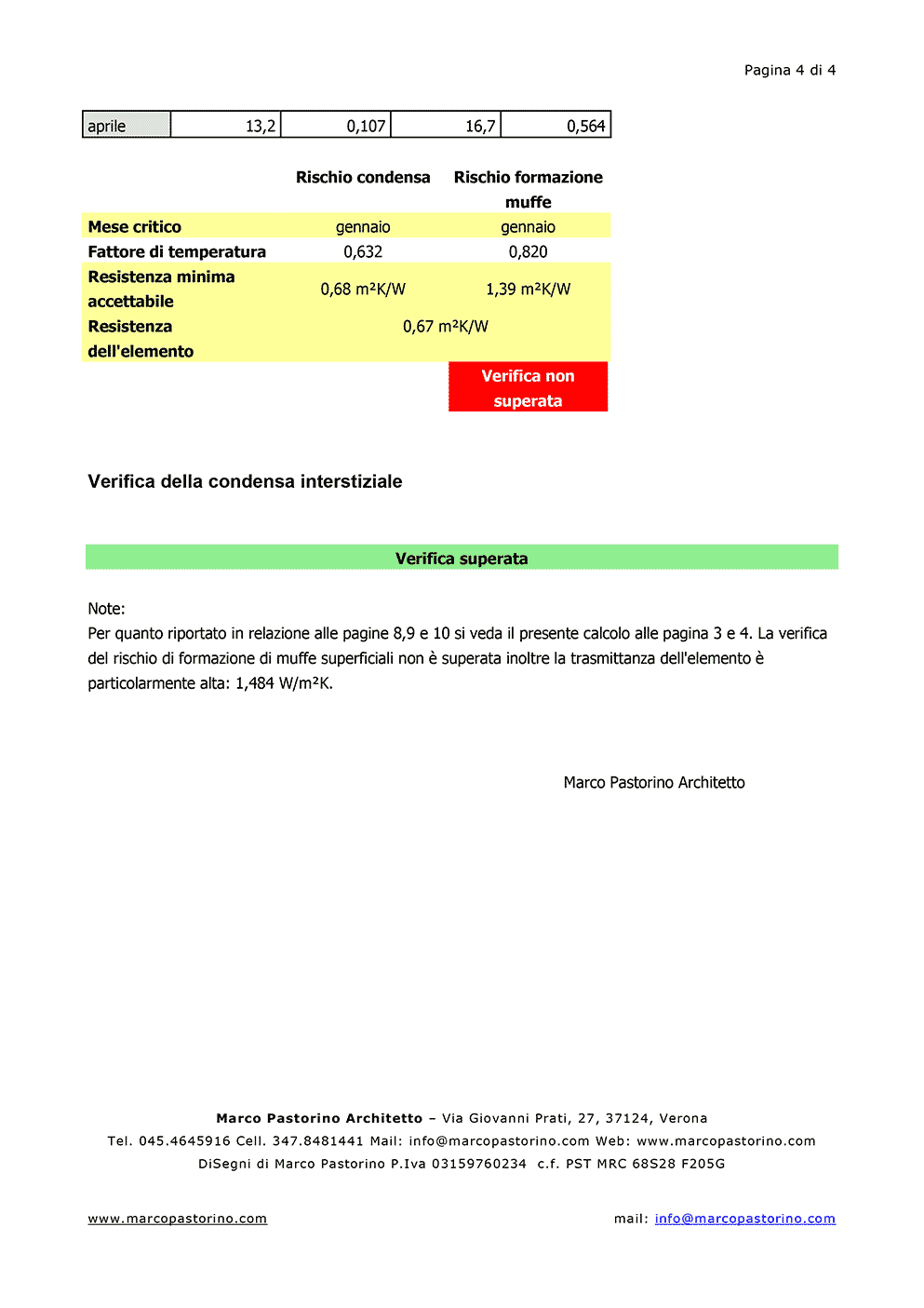 Relazione per Consulenza Tecnica