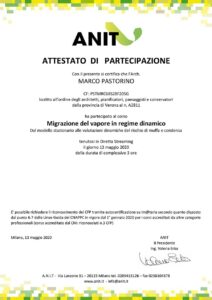 ANIT Migrazione del Vapore